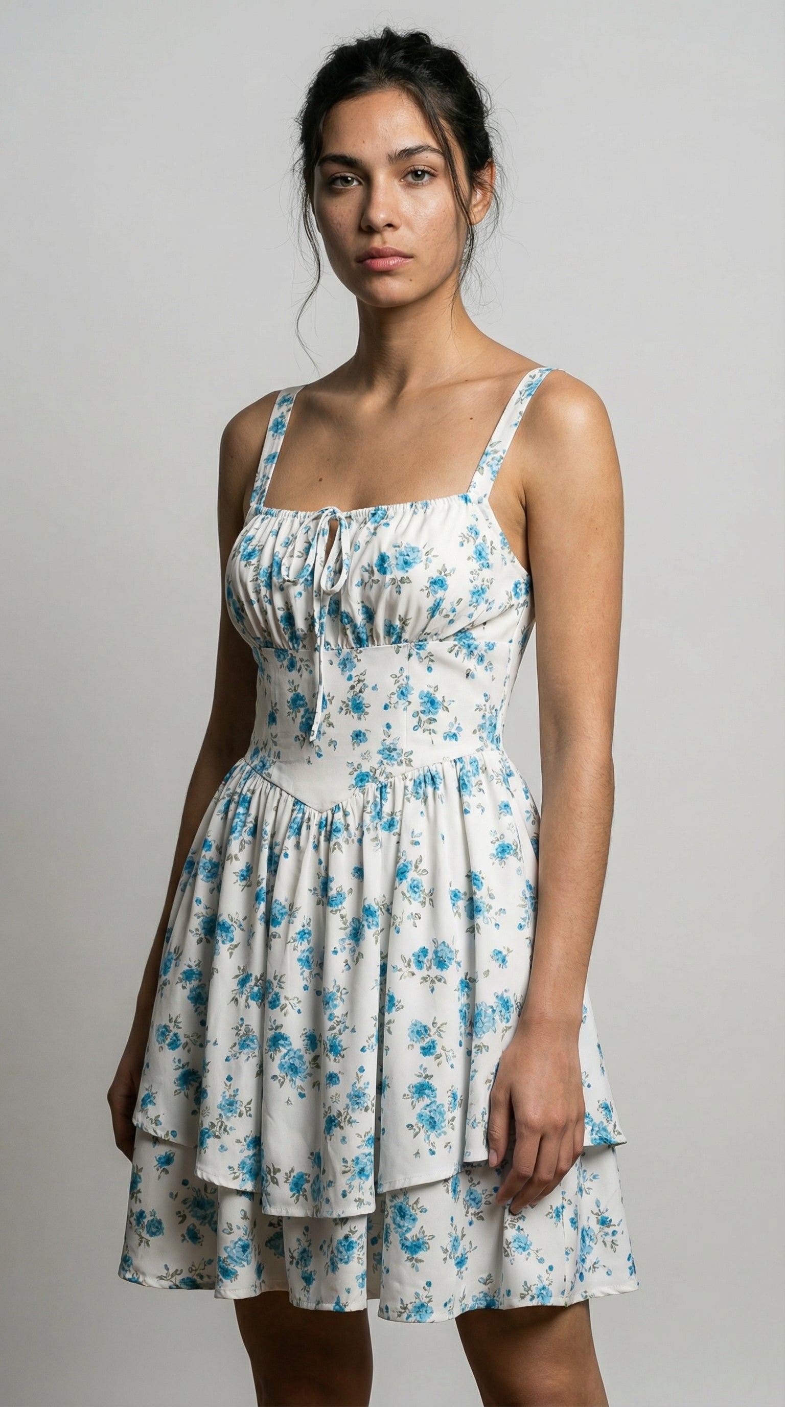 Meadowline Tie‑Front Dress