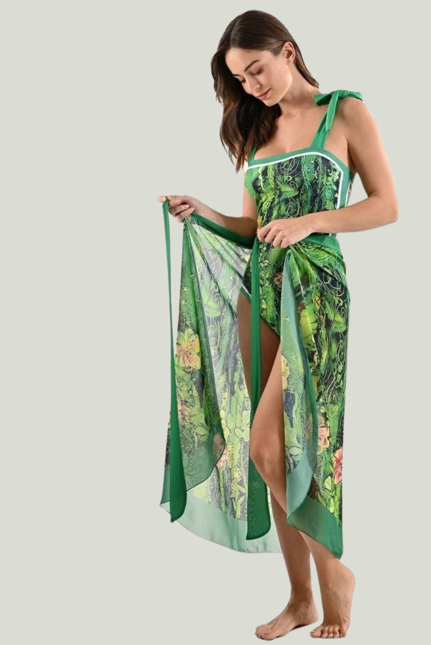 Sienna Swimsuit Sarong Set