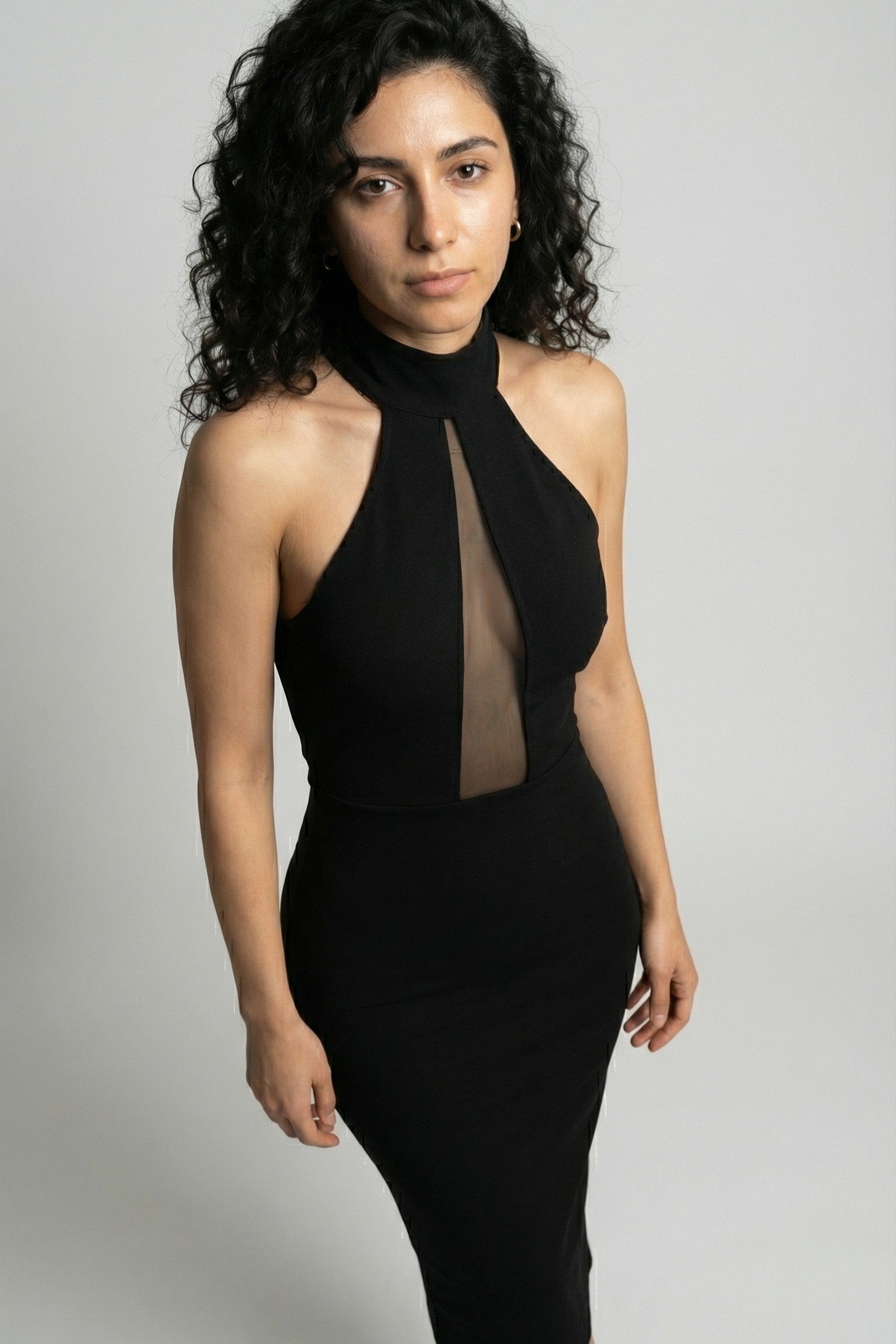 Midnight Veil Party Dress