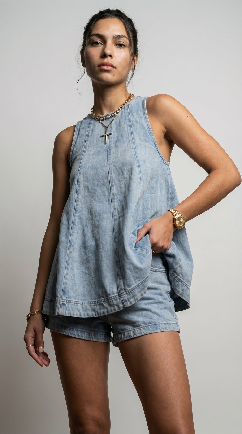 The Downtown Denim Set