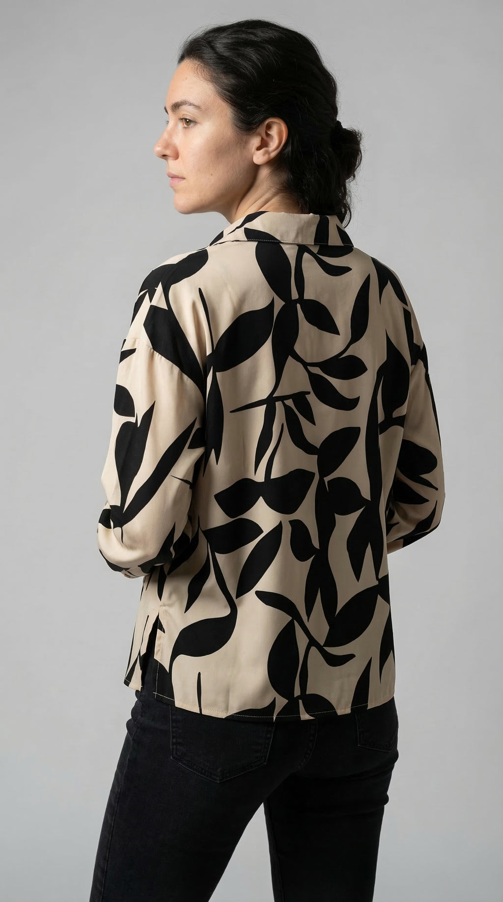 The Abstract Leaf Blouse