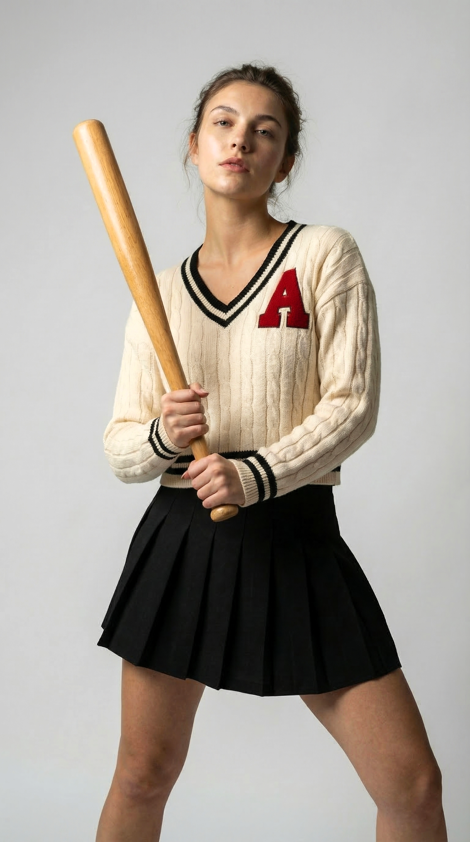 The Varsity Crest Knit Top