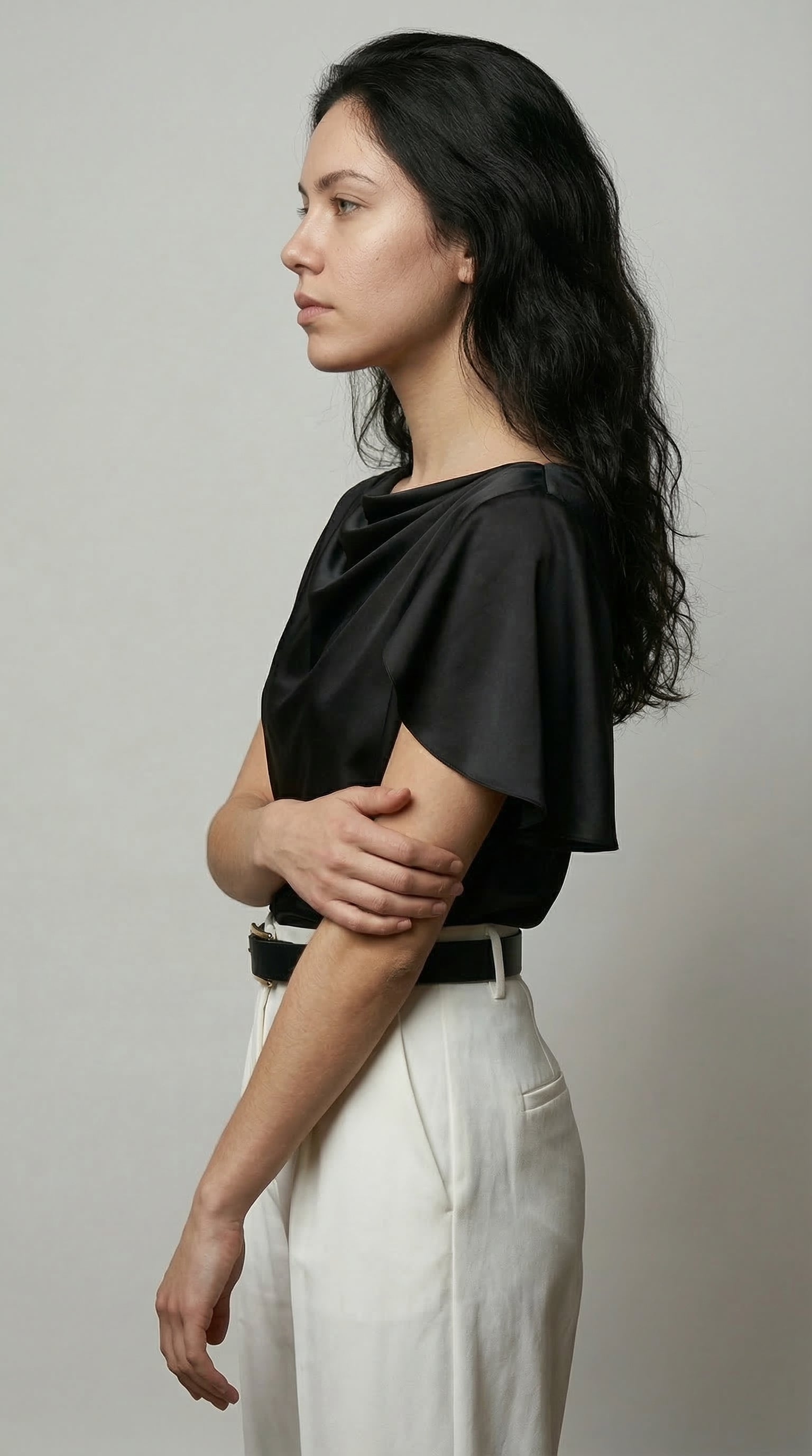 The Fluid Fold Blouse