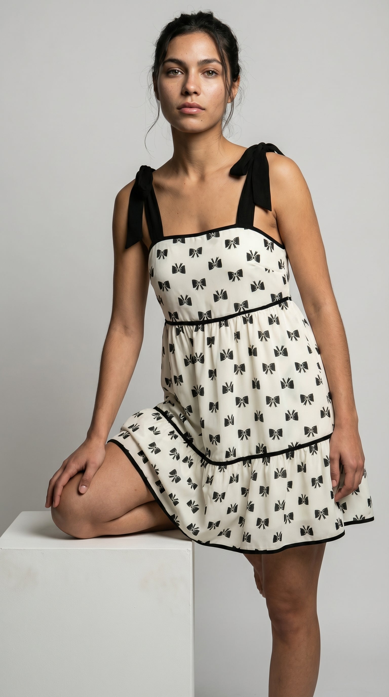 The Bowtide Mini Dress