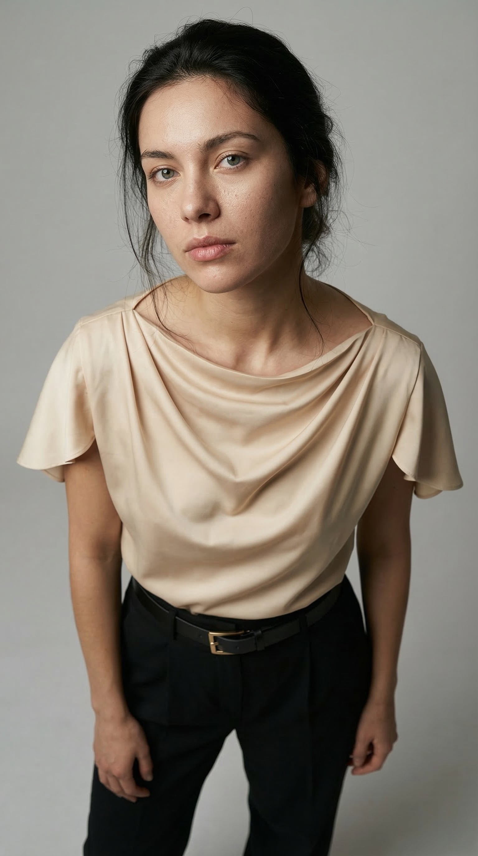 The Fluid Fold Blouse