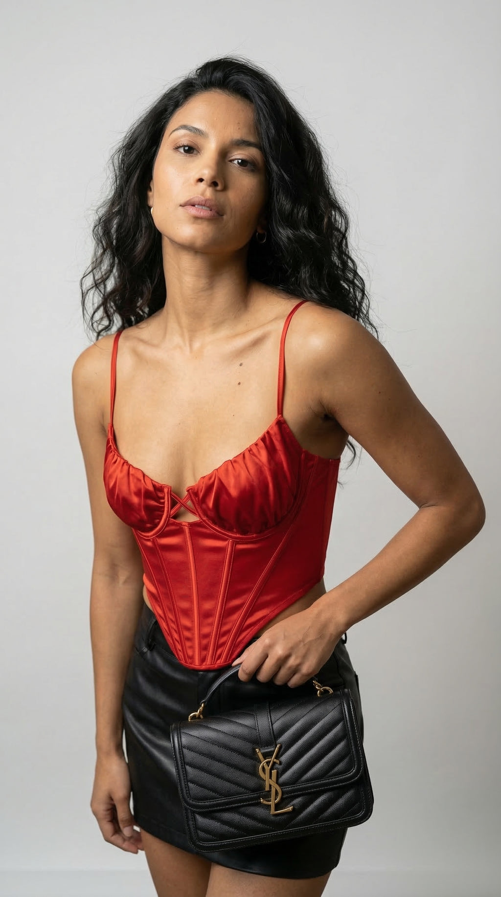 The Satin Sculpt Corset Top