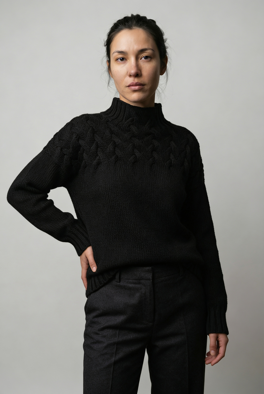 Plus Size Turtleneck Sweater