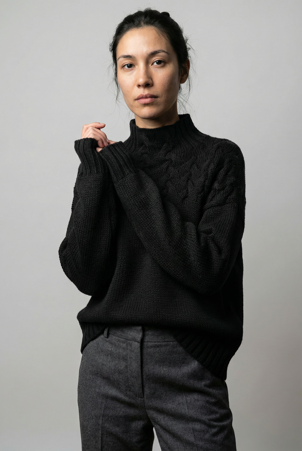 Plus Size Turtleneck Sweater