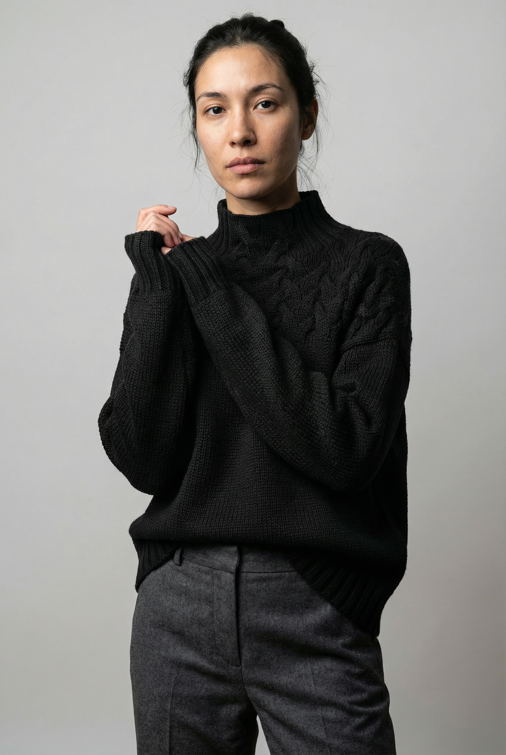 Plus Size Turtleneck Sweater