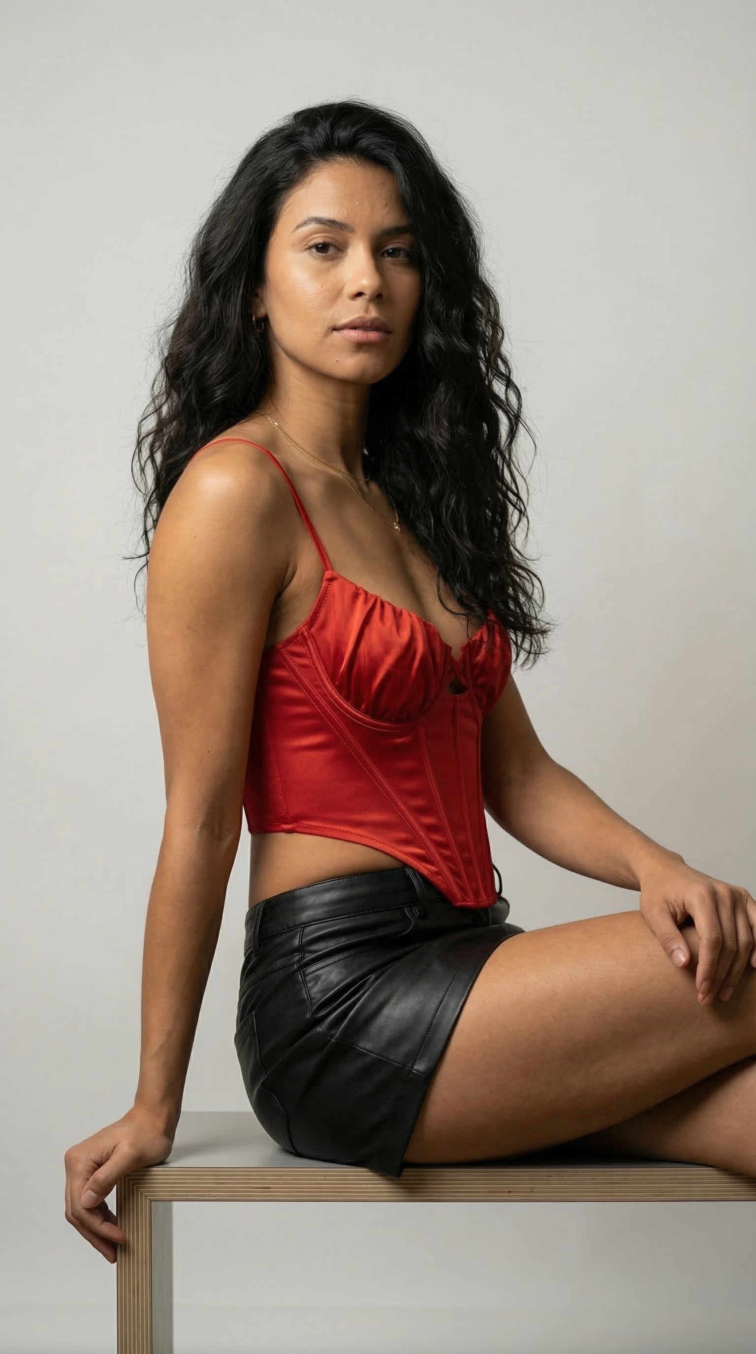 The Satin Sculpt Corset Top