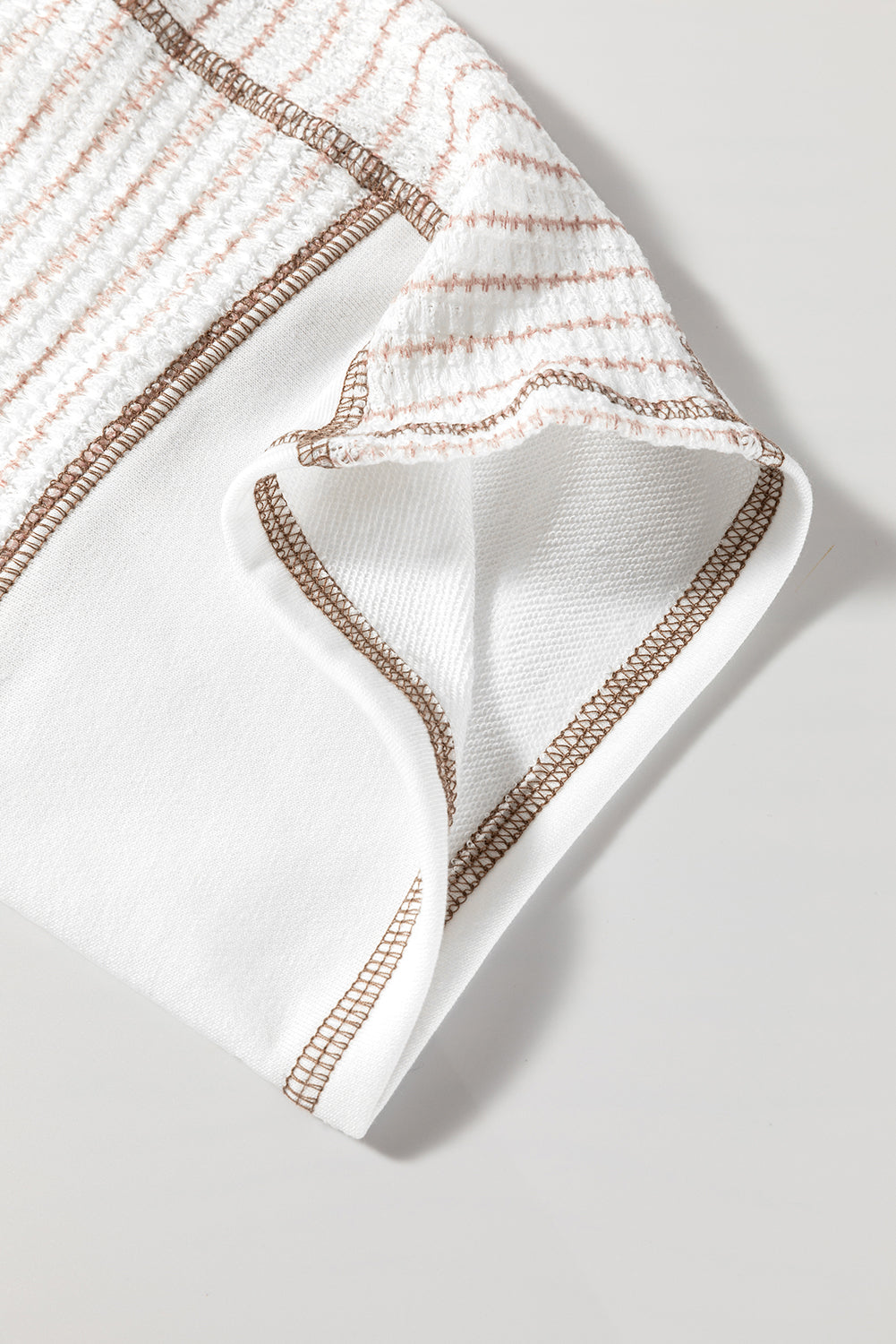 Black Striped Raglan Sleeve Patchwork Top