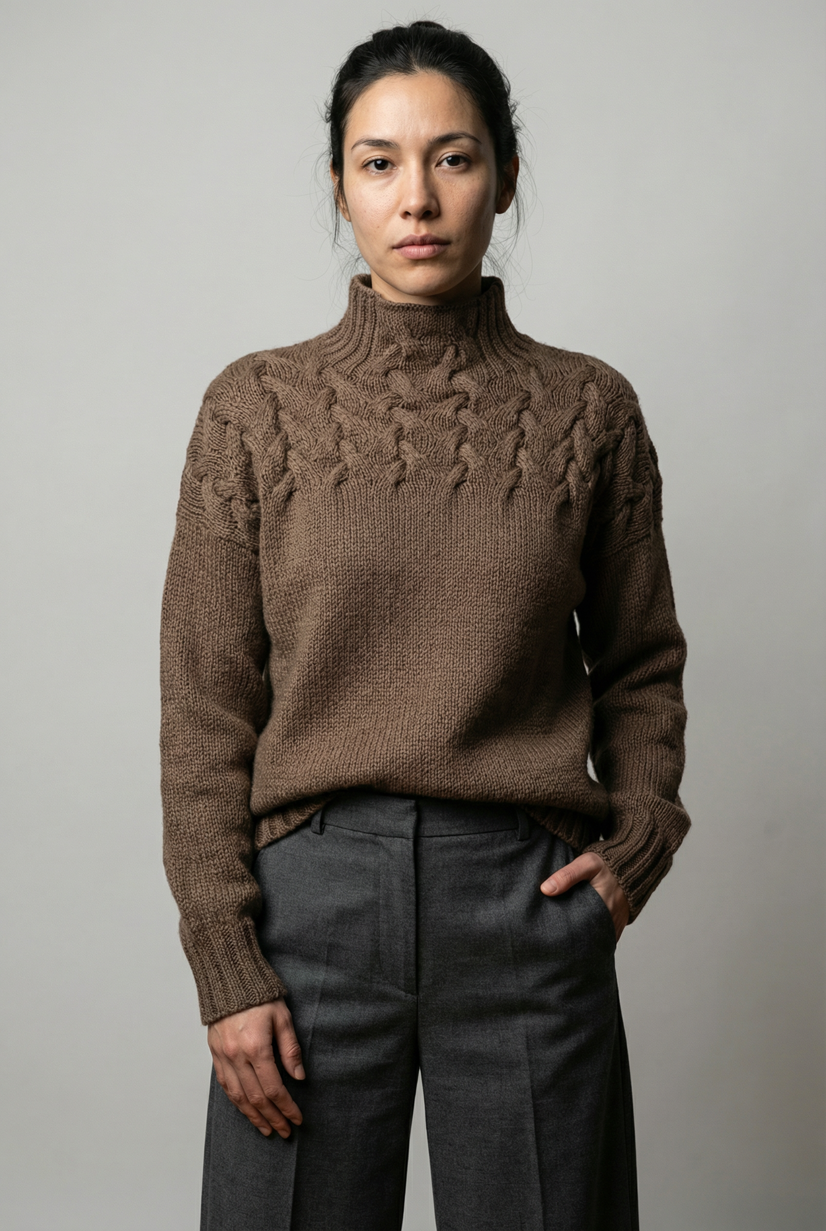 Plus Size Turtleneck Sweater