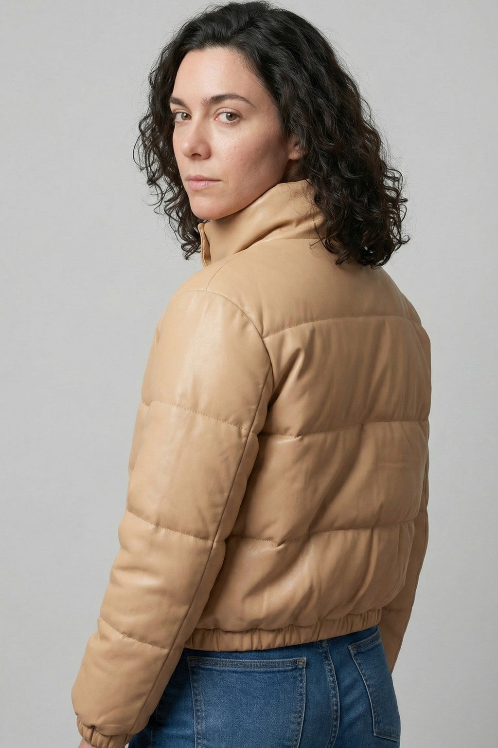The Y2K Stand‑Collar Bread Jacket