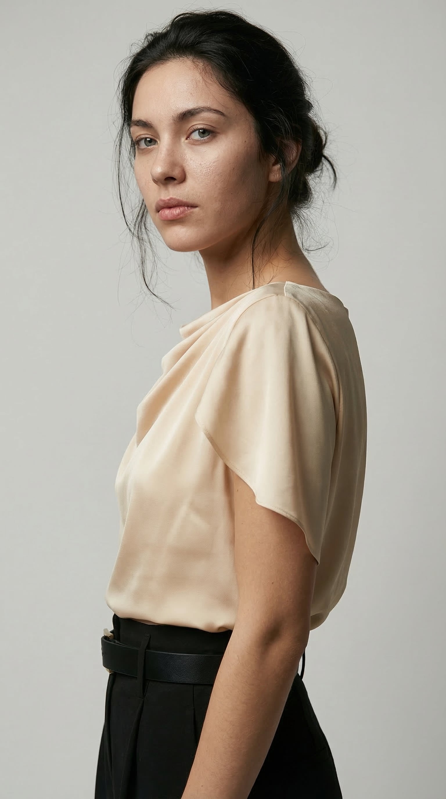 The Fluid Fold Blouse