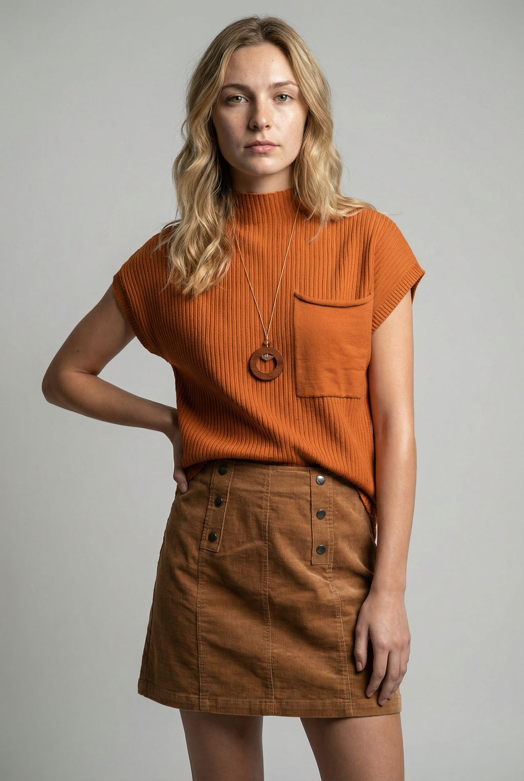 FlamePatch Knit Top
