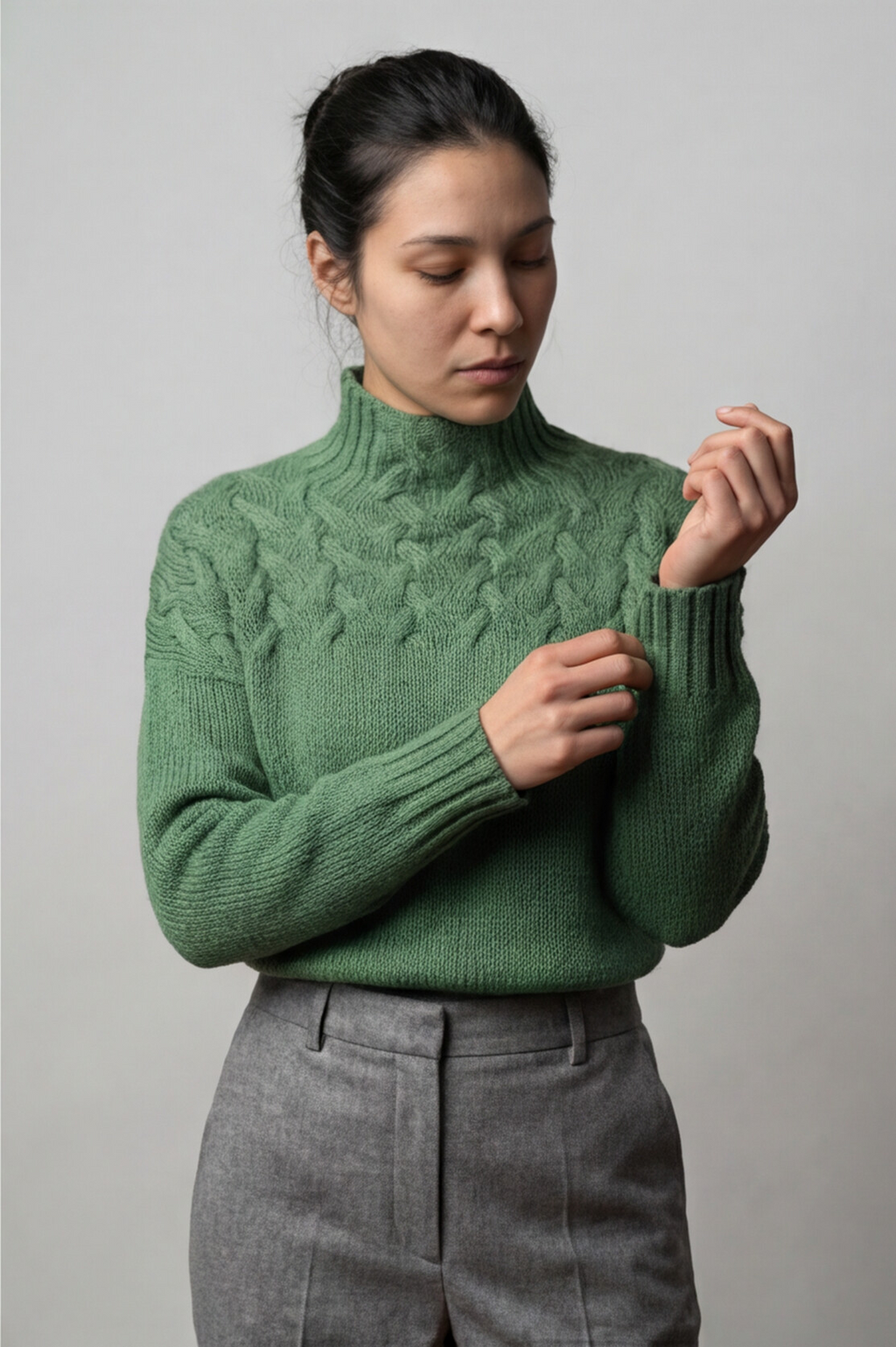 Plus Size Turtleneck Sweater