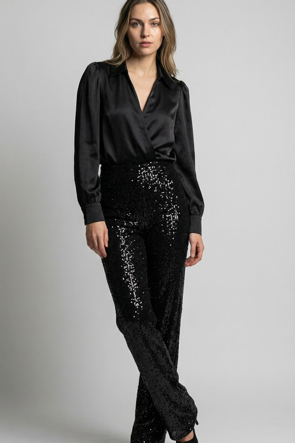 Midnight Glow Palazzo Pants