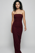 Royal Merlot Evening Dress