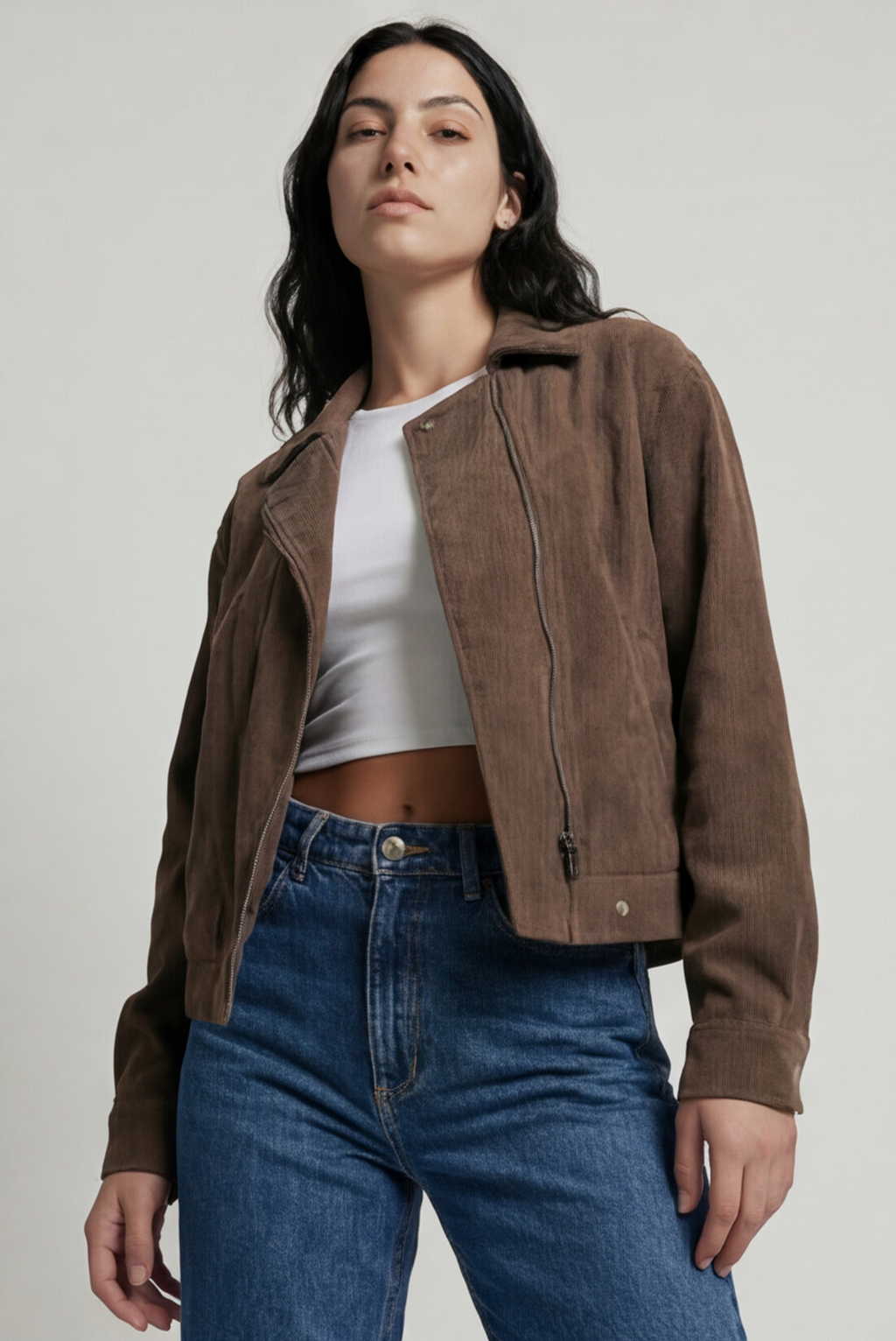 The Dark Khaki Corduroy Heritage Jacket