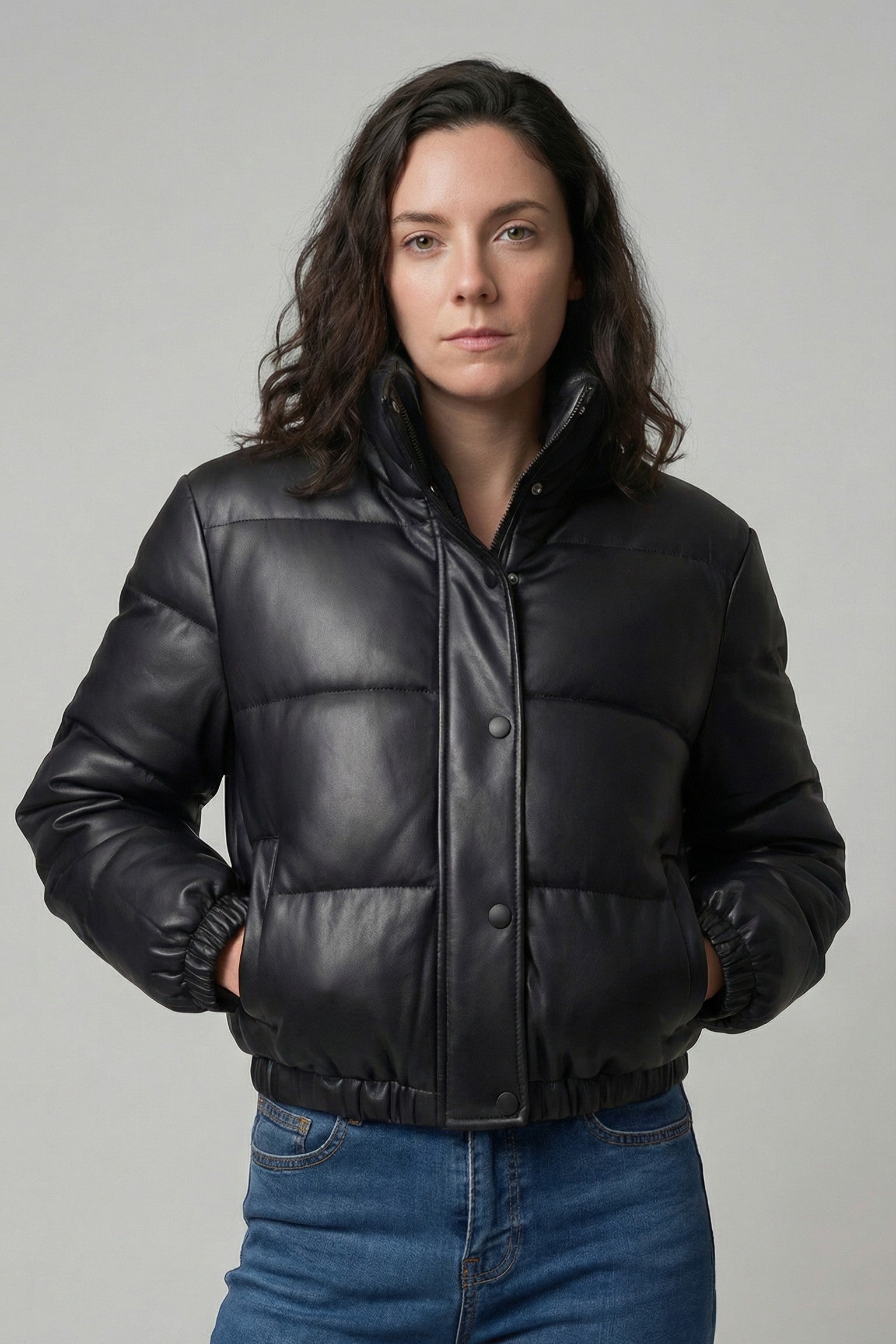 The Y2K Stand‑Collar Bread Jacket