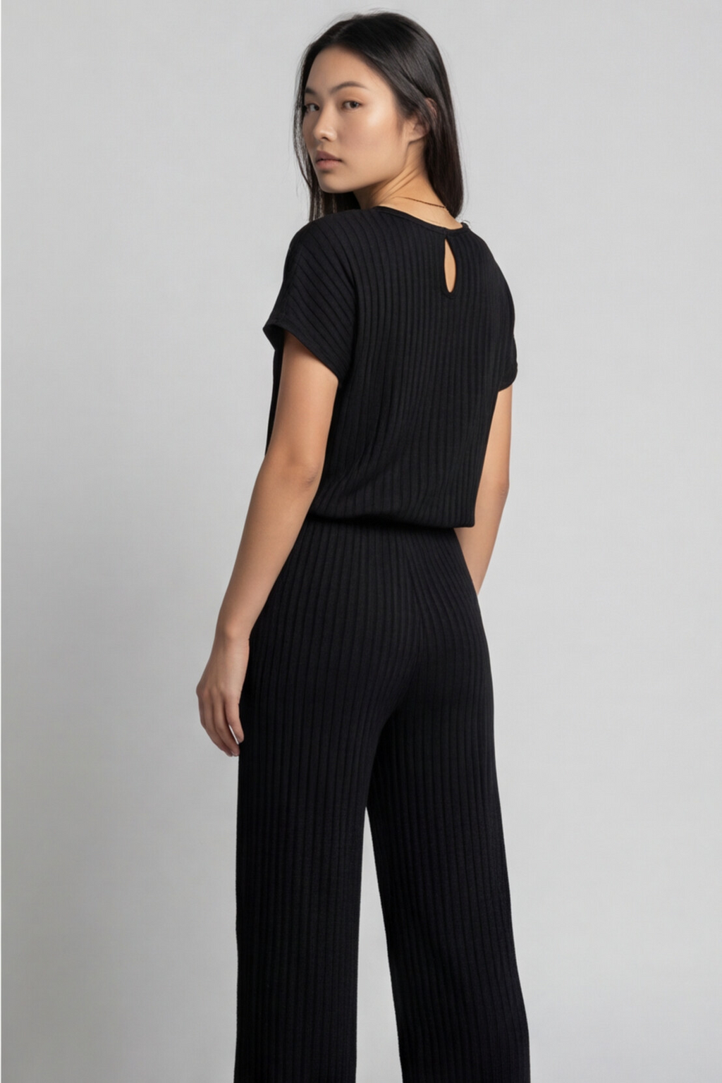The Seattle Jumpsuite Set Black