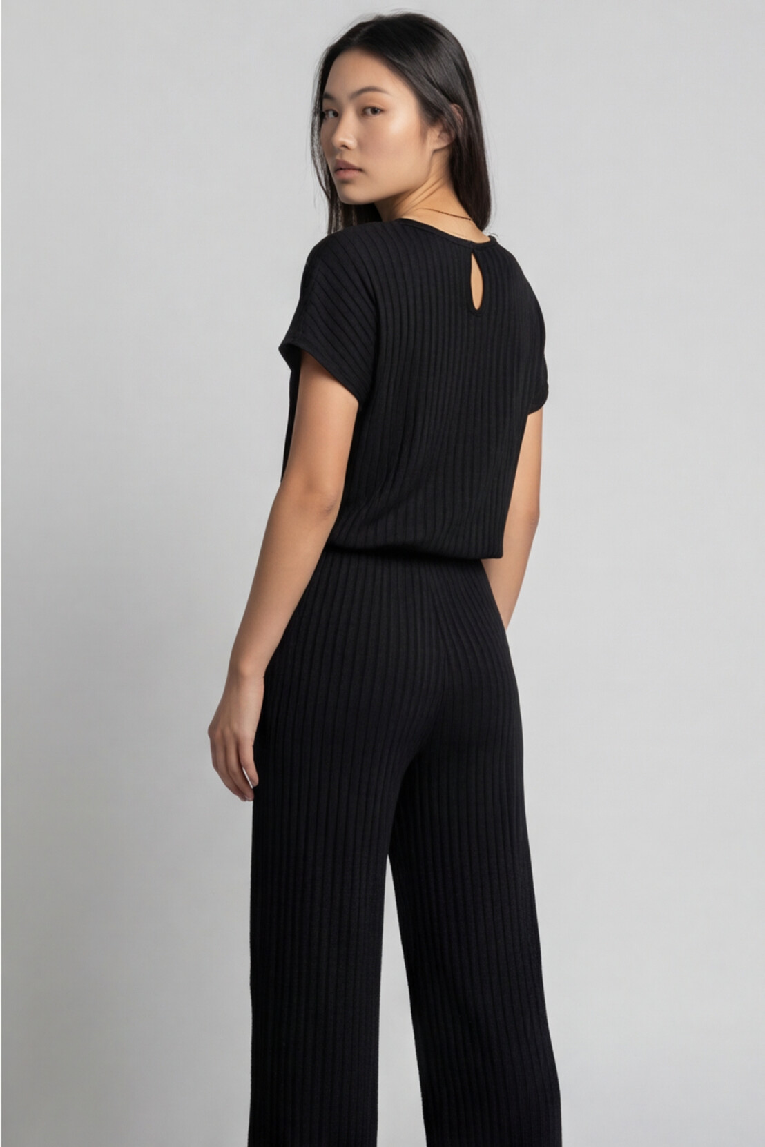 The Seattle Jumpsuite Set Black