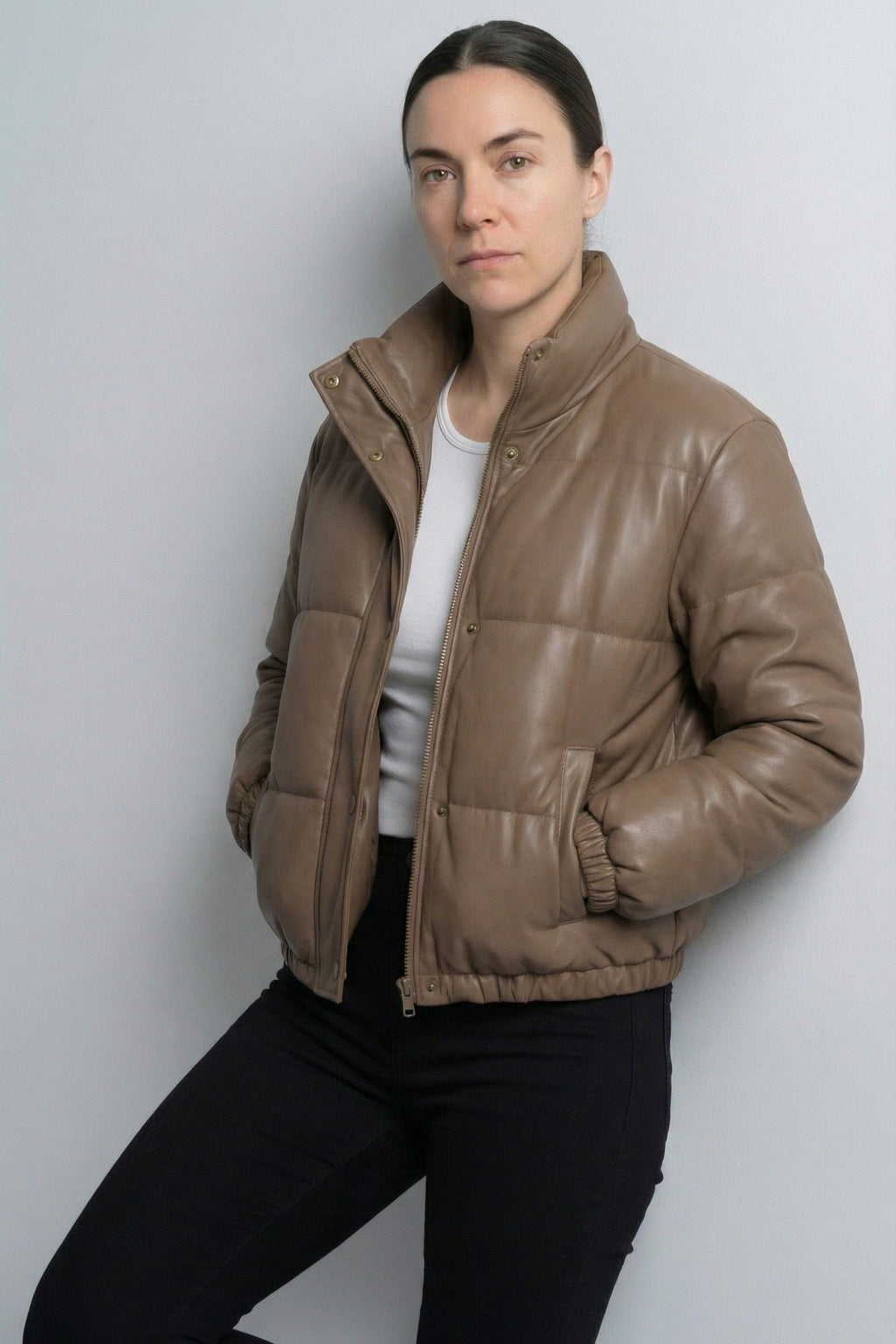 The Y2K Stand‑Collar Bread Jacket