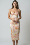 The Siren Petal Bodycon Maxi