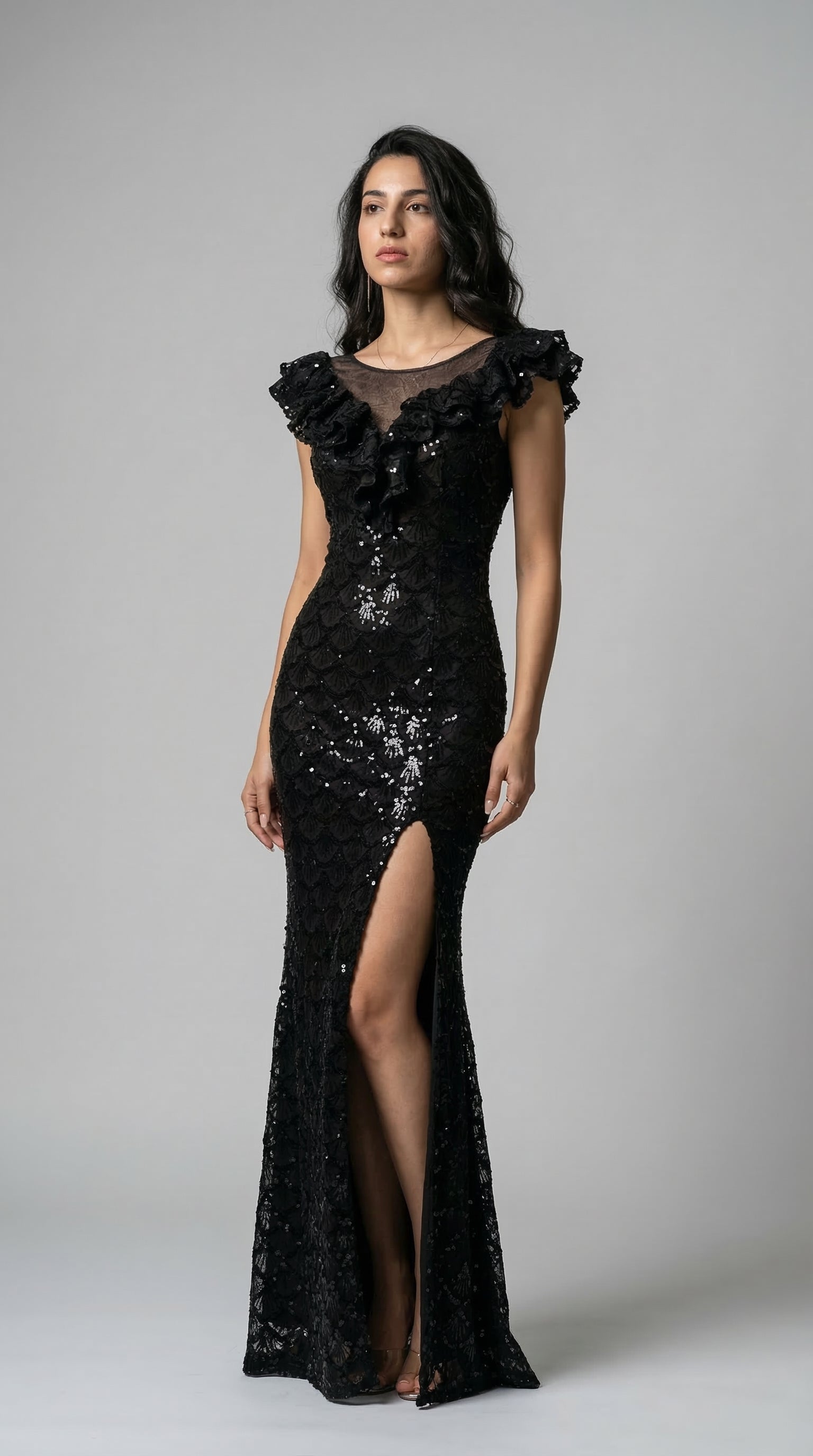 The Nocturne Lace Gown