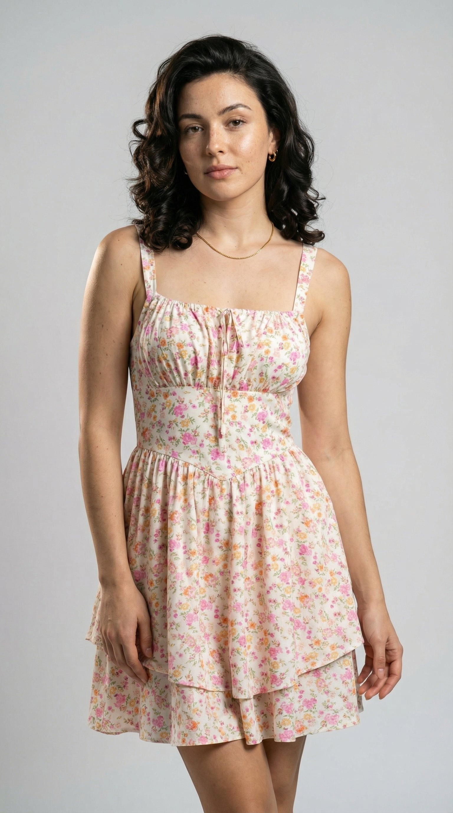 Meadowline Tie‑Front Dress