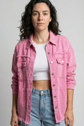 The Horizon Ripped Boyfriend Shacket