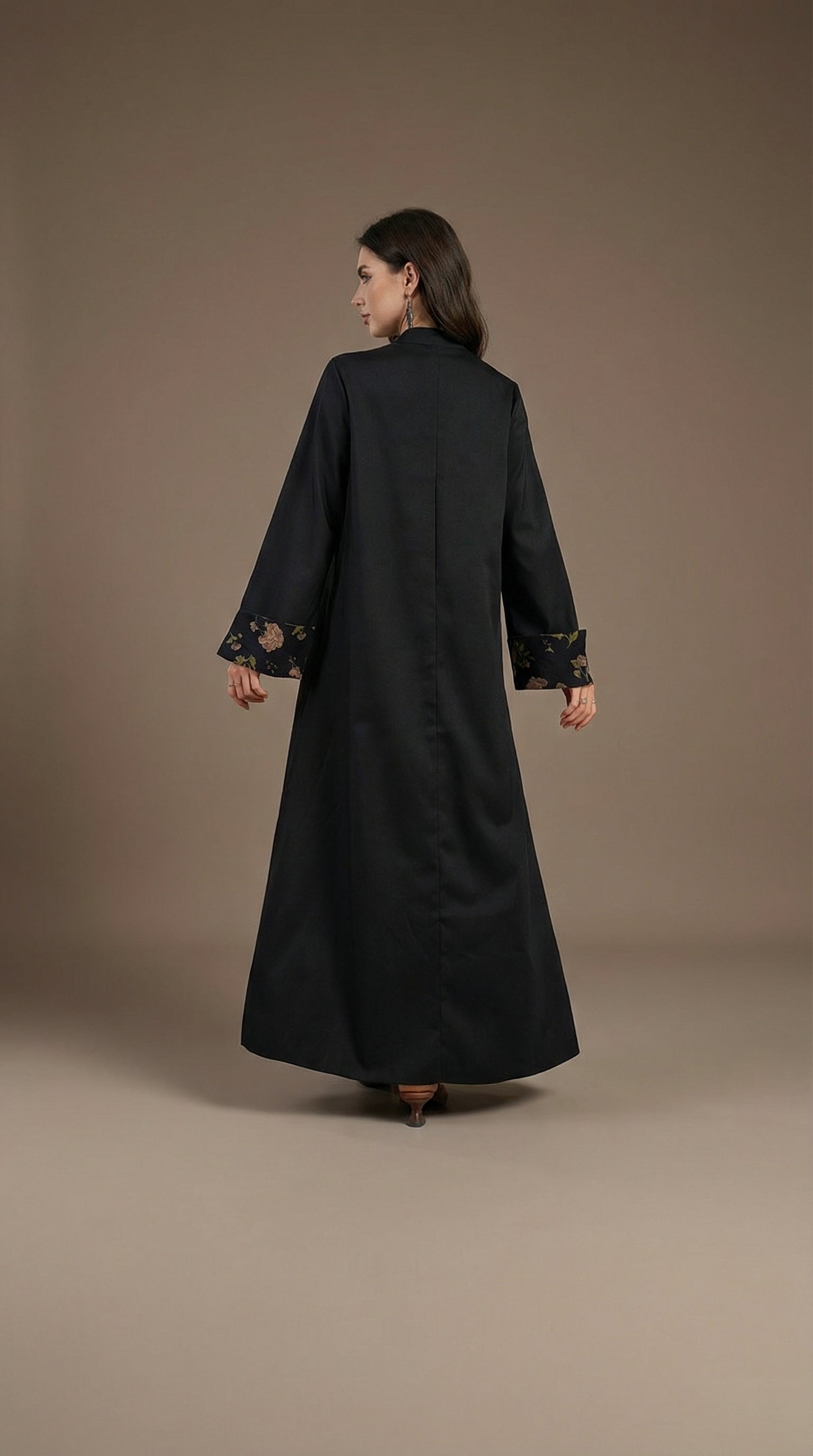 The Sultana Embroidered Abaya Maxi