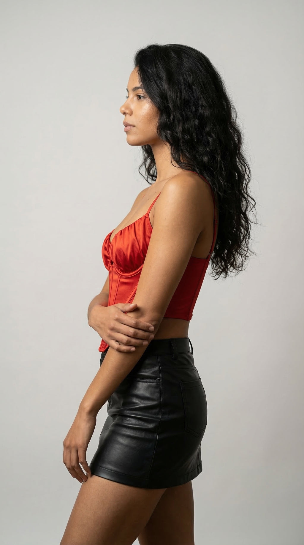The Satin Sculpt Corset Top