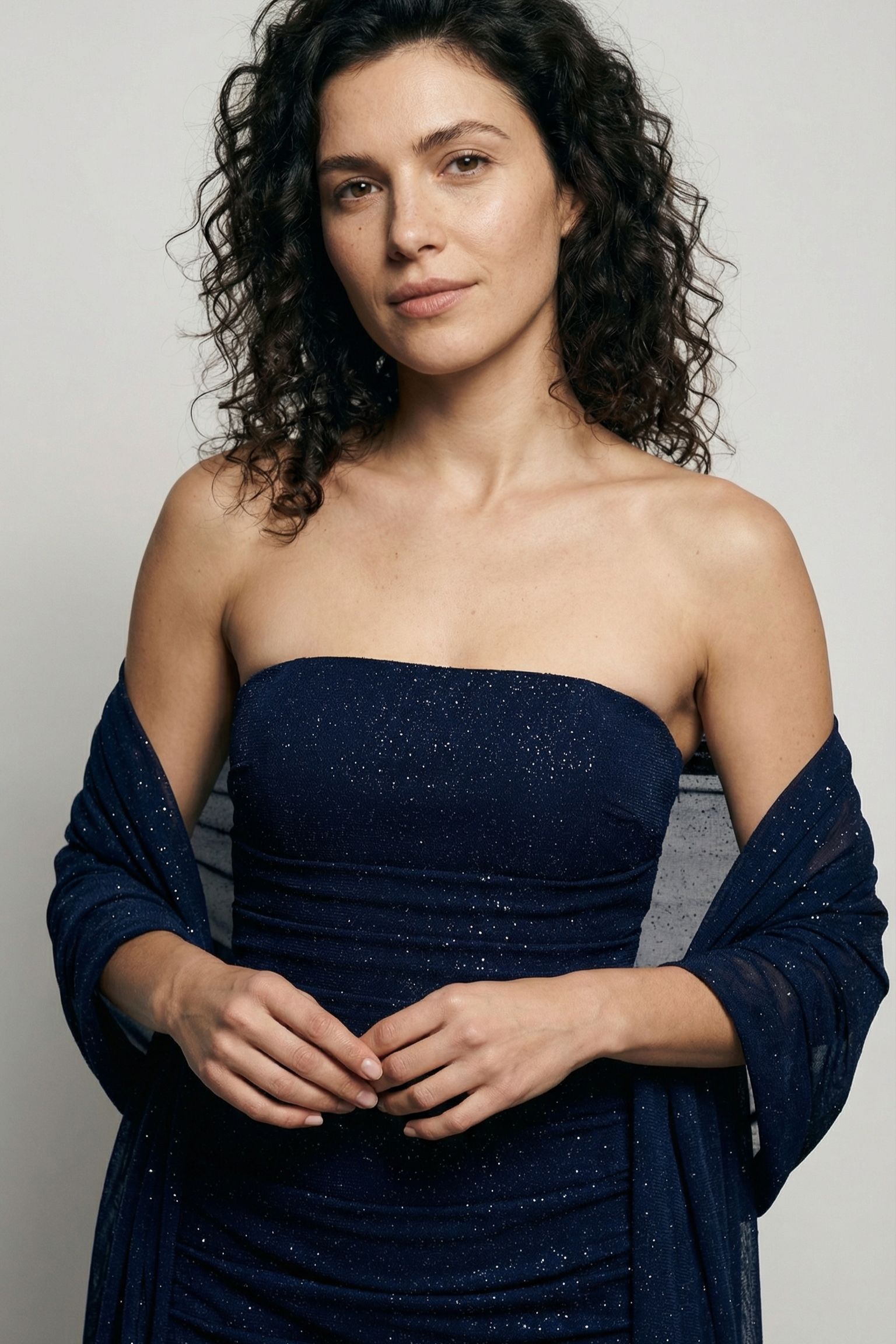 Royal Merlot Evening Dress