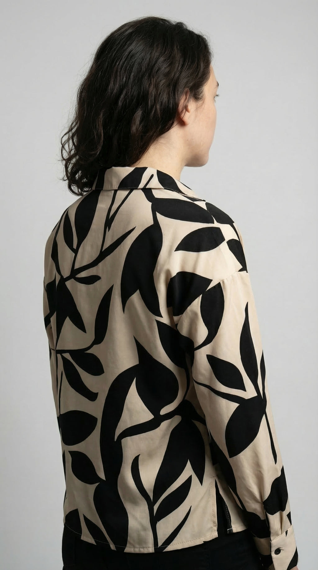 The Abstract Leaf Blouse