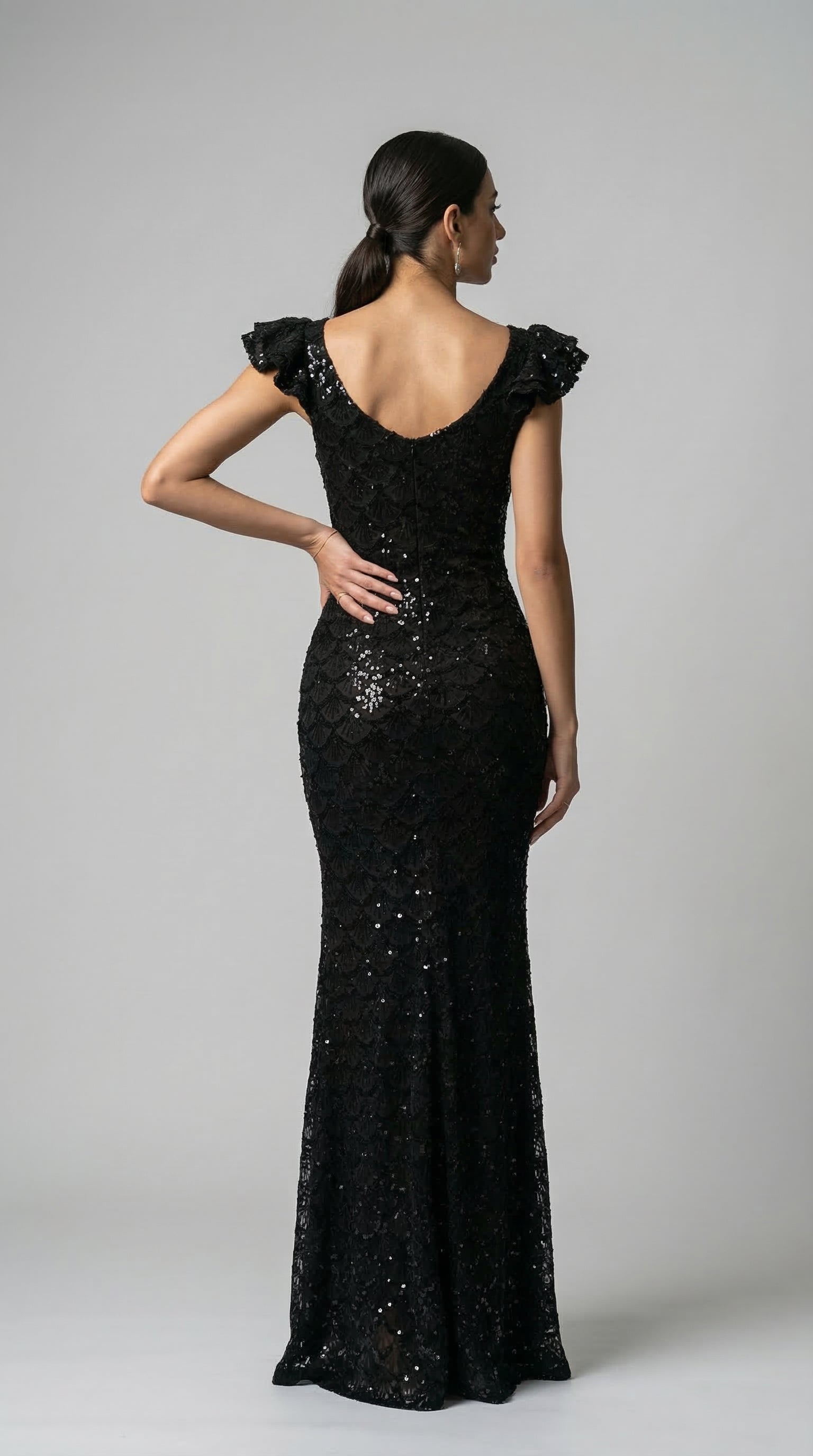 The Nocturne Lace Gown