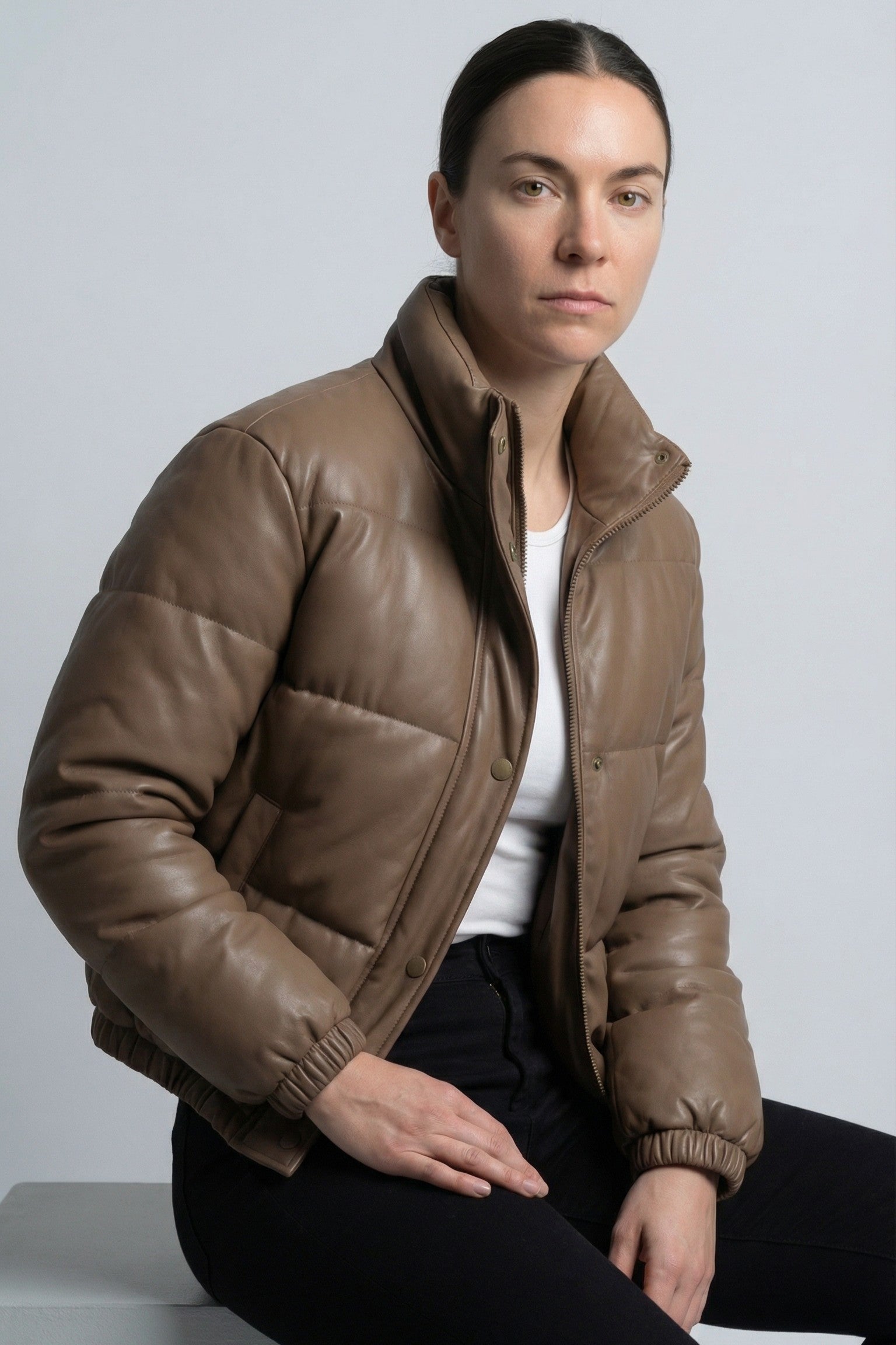 The Y2K Stand‑Collar Bread Jacket