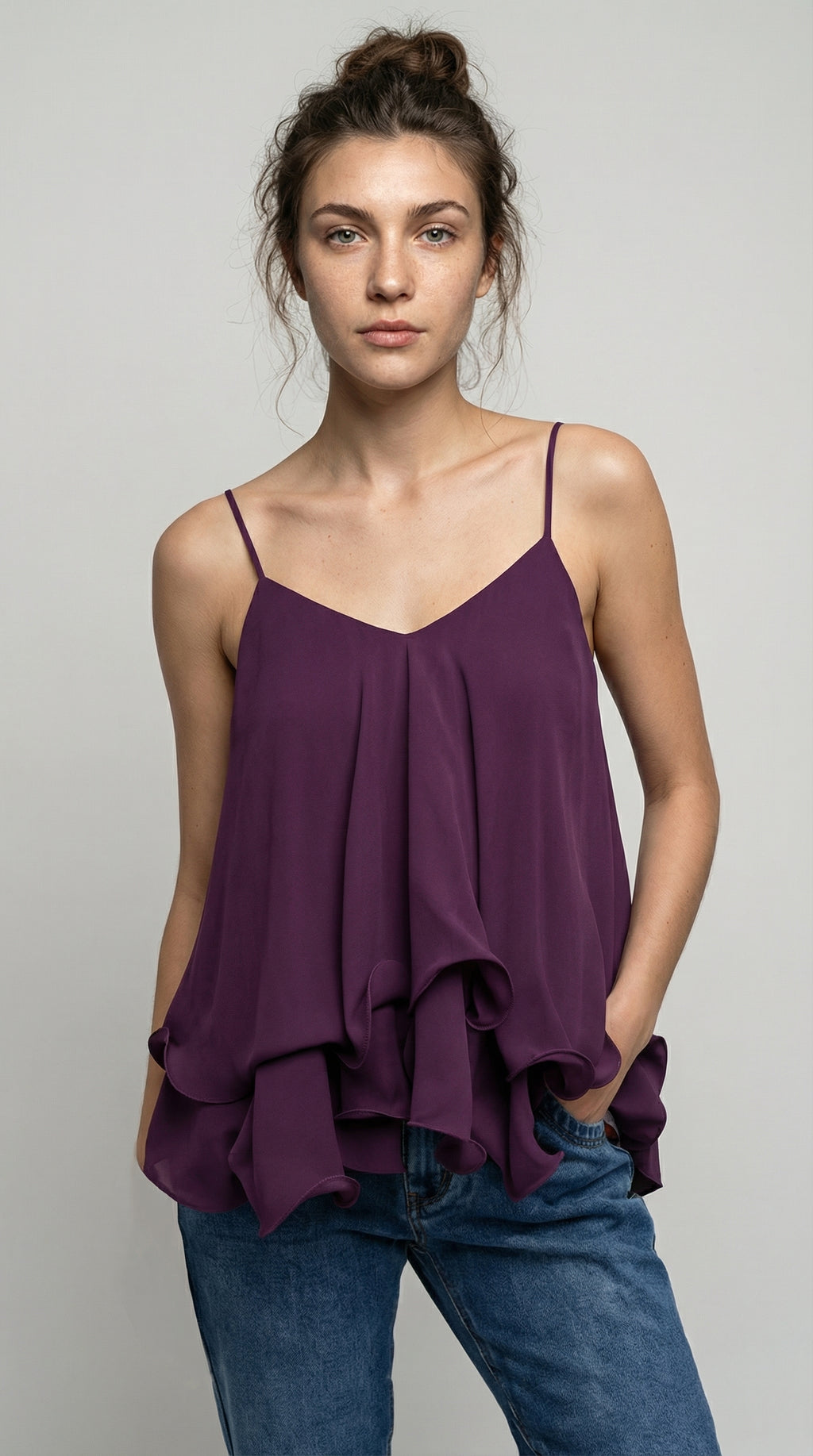 The Cascade Drape Cami