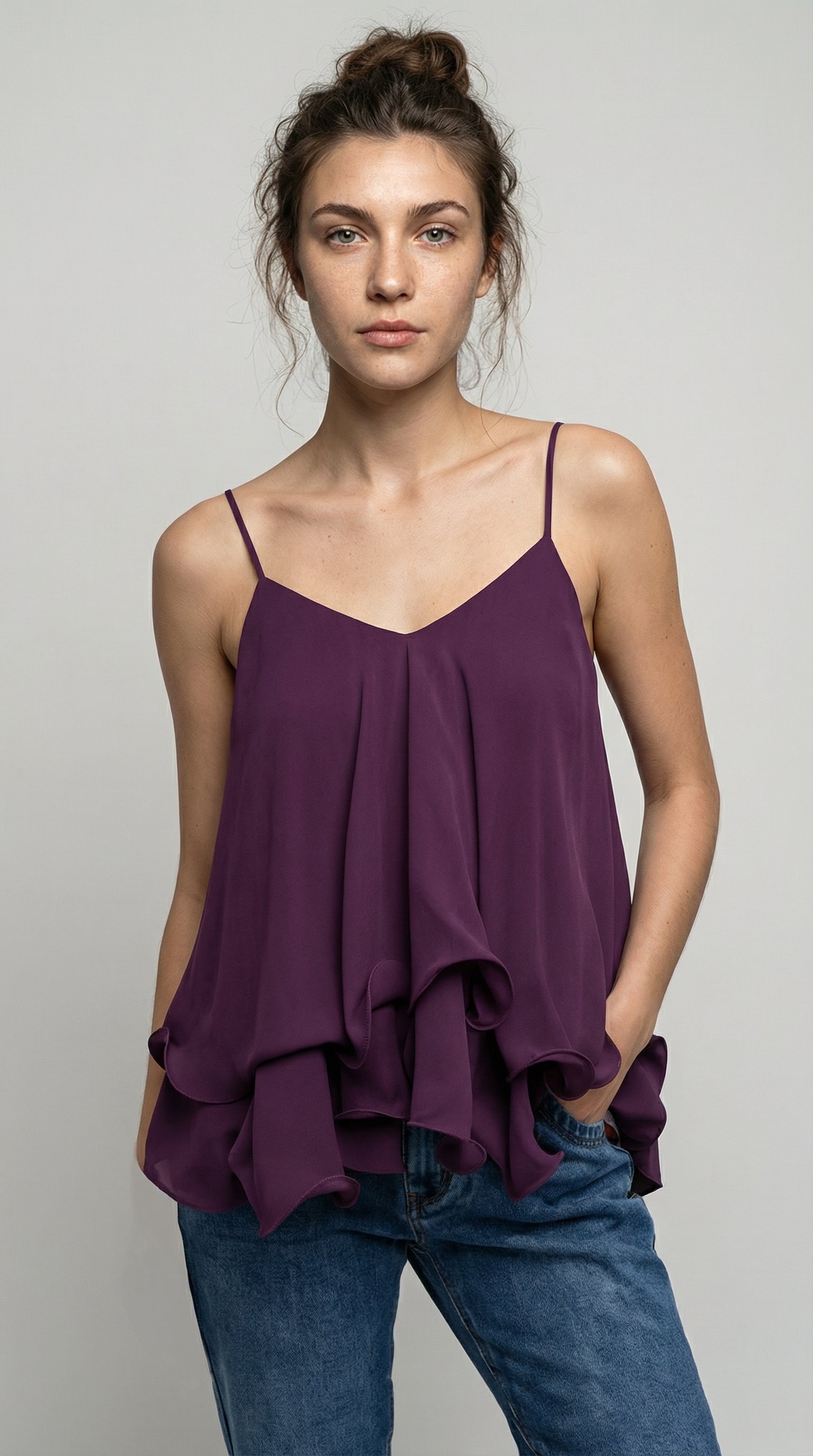 The Cascade Drape Cami