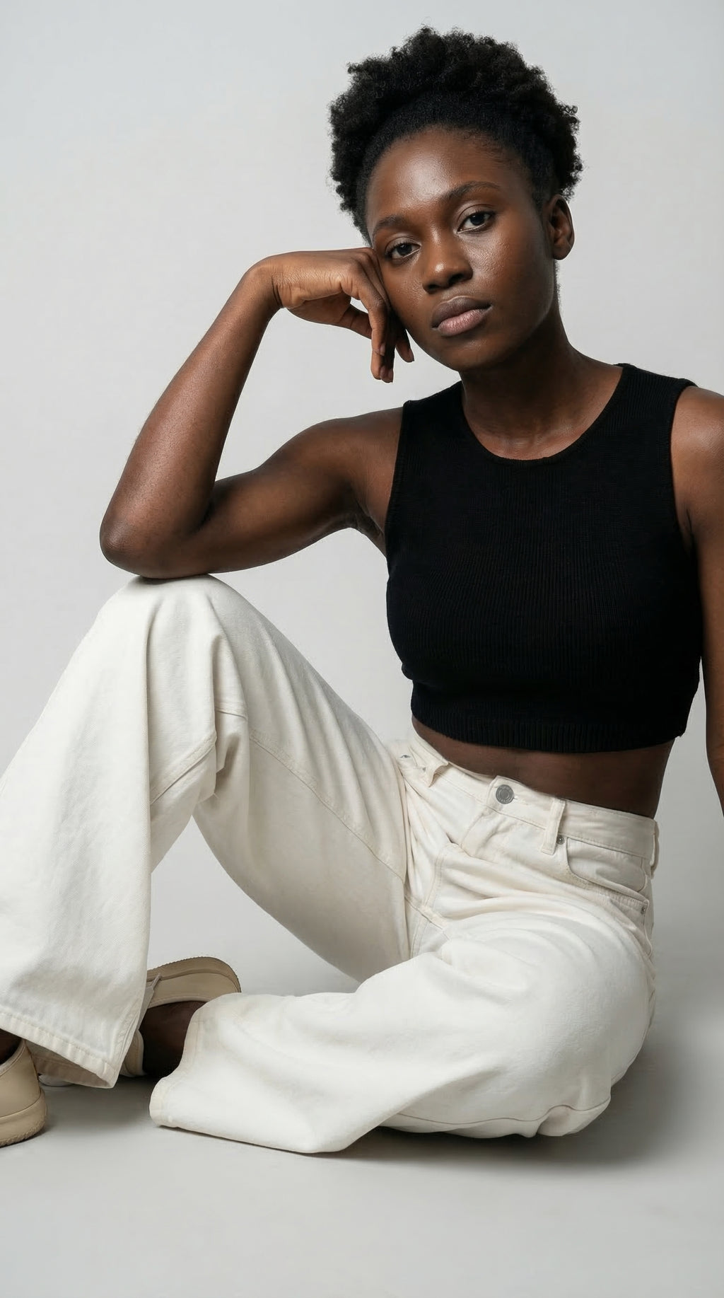 The Wide‑Leg Classic Pant