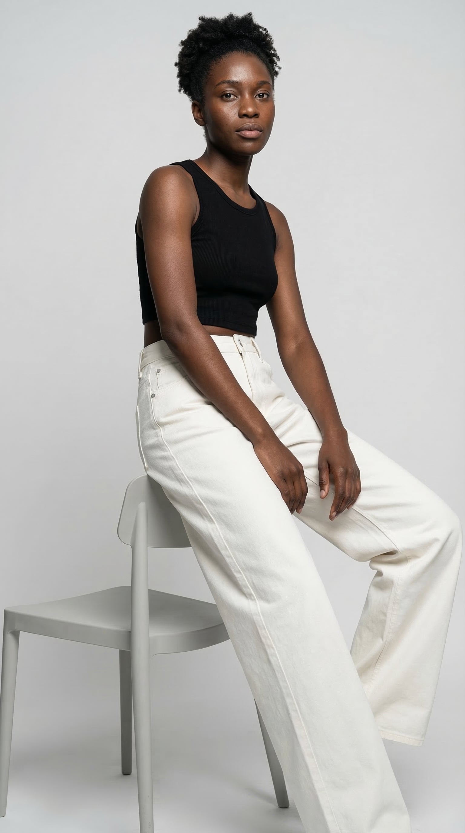 The Wide‑Leg Classic Pant