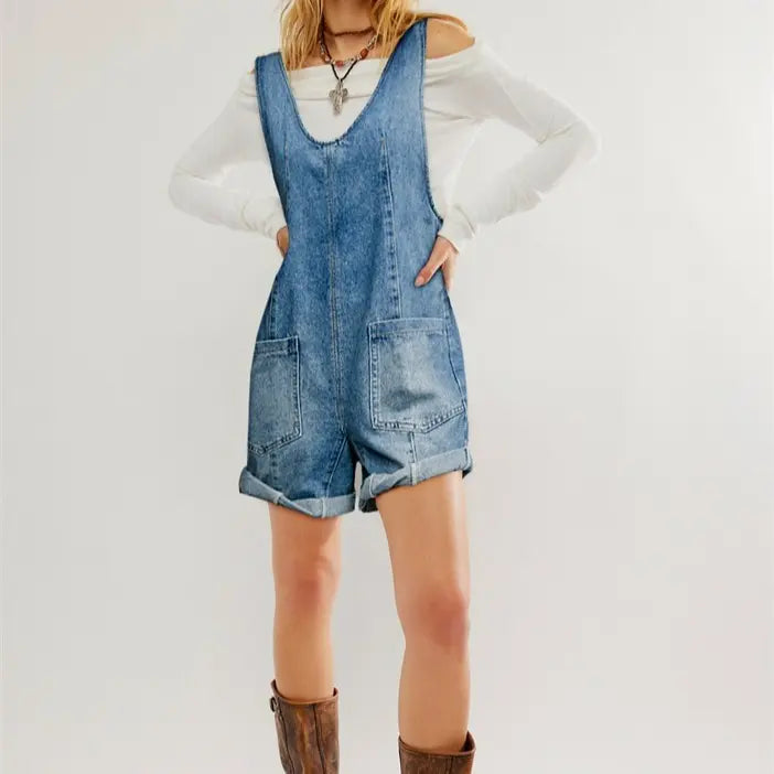 Kaia Denim Jumpsuit