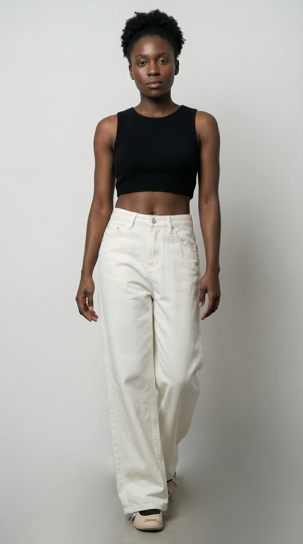 The Wide‑Leg Classic Pant