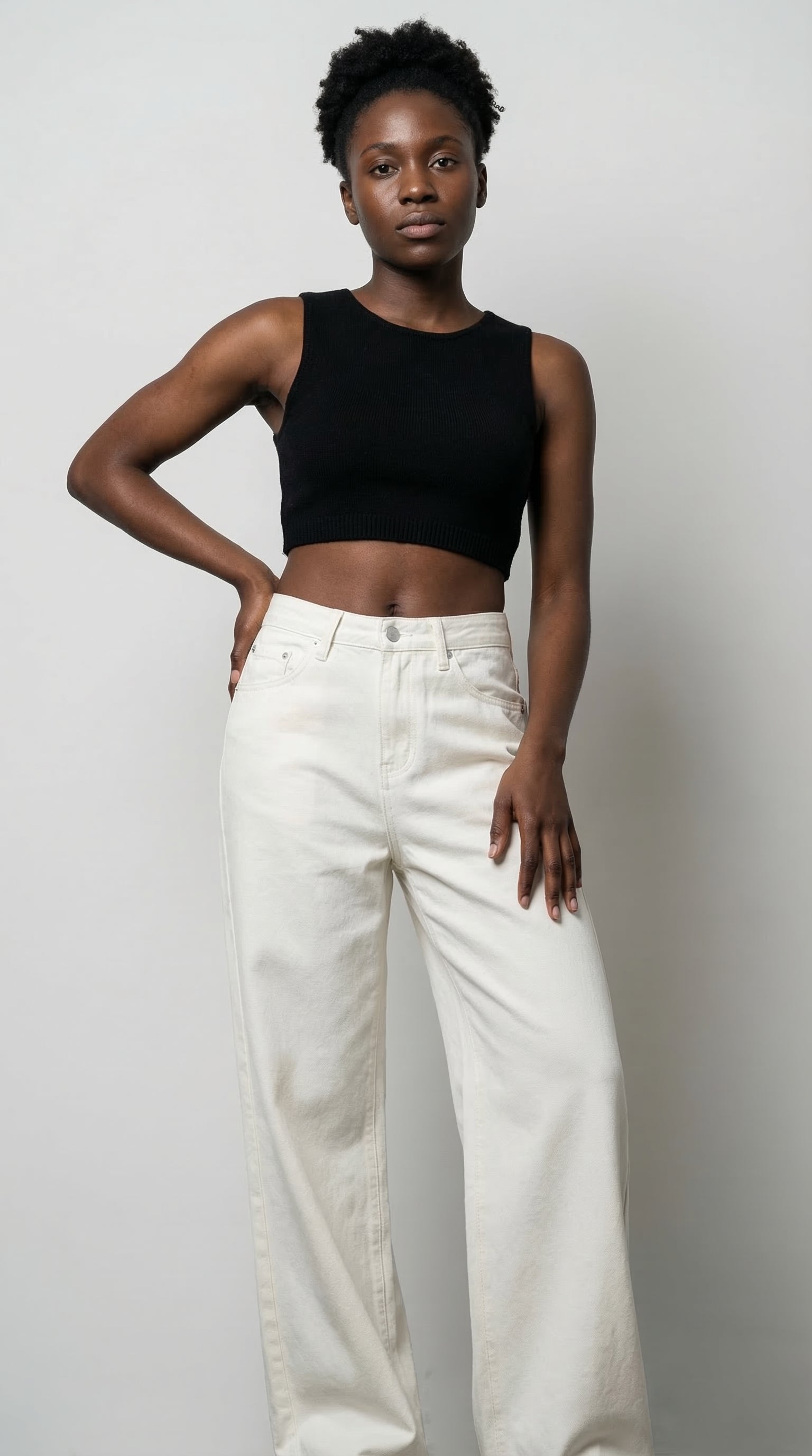 The Wide‑Leg Classic Pant